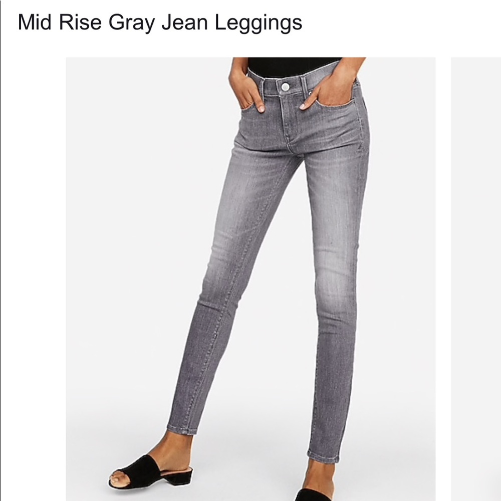 Express legging mid rise jeans